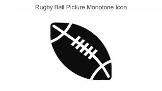 Rugby Ball Picture Monotone Icon In Powerpoint Pptx Png And Editable Eps Format