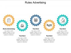 Rules advertising ppt powerpoint presentation model gallery cpb
