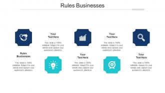 Rules Businesses Ppt Powerpoint Presentation Pictures Brochure Cpb