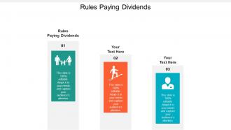 Rules paying dividends ppt powerpoint presentation infographics objects cpb