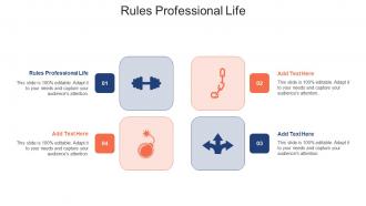 Rules Professional Life Ppt Powerpoint Presentation Model Design Ideas Cpb