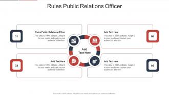 Rules Public Relations Officer In Powerpoint And Google Slides Cpb