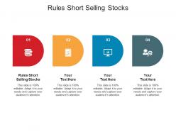 Rules short selling stocks ppt powerpoint presentation summary styles cpb