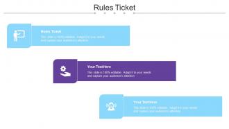 Rules Ticket Ppt Powerpoint Presentation Styles Deck Cpb