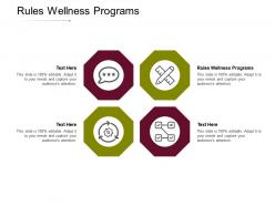 Rules wellness programs ppt powerpoint presentation file inspiration cpb
