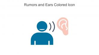 Rumors And Ears Colored Icon In Powerpoint Pptx Png And Editable Eps Format