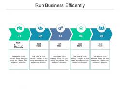 Run business efficiently ppt powerpoint presentation portfolio example cpb