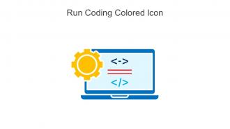 Run Coding Colored Icon In Powerpoint Pptx Png And Editable Eps Format