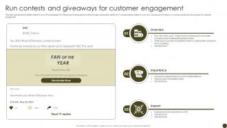 Run Contests And Giveaways For Tactics To Effectively Promote Sports Events Strategy SS V