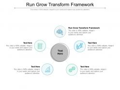 Run grow transform framework ppt powerpoint presentation inspiration guide cpb