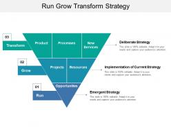 Run grow transform strategy