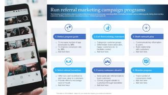 Run Referral Marketing Campaign Programs Mobile Marketing Guide For Small Businesses