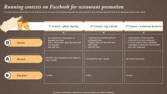 Running Contests On Facebook Restaurant Coffeeshop Marketing Strategy To Increase