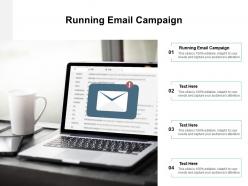 Running email campaign ppt powerpoint presentation professional master slide cpb
