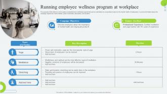 Running Employee Wellness Program At Workplace Developing Employee Retention Program