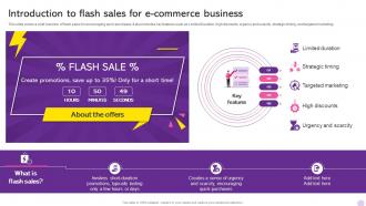 Running Flash Sales Campaign Introduction To Flash Sales For E Commerce Business