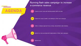 Running Flash Sales Campaign To Increase E Commerce Revenue Complete Deck Unique Customizable