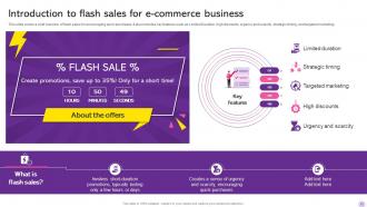 Running Flash Sales Campaign To Increase E Commerce Revenue Complete Deck Professional Customizable