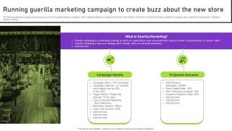 Running Guerilla Marketing Campaign To Create Buzz About Strategies To Successfully Open
