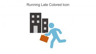 Running Late Colored Icon In Powerpoint Pptx Png And Editable Eps Format