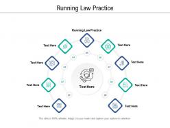Running law practice ppt powerpoint presentation diagram images cpb