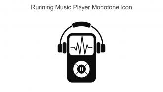 Running Music Player Monotone Icon In Powerpoint Pptx Png And Editable Eps Format