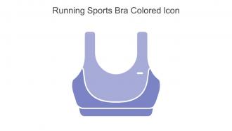 Running Sports Bra Colored Icon In Powerpoint Pptx Png And Editable Eps Format