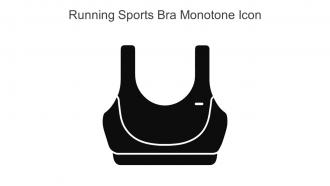 Running Sports Bra Monotone Icon In Powerpoint Pptx Png And Editable Eps Format