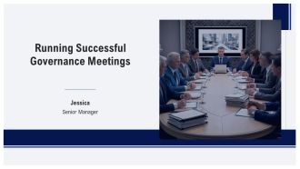 Running Successful Governance Meetings PPT Slides AT