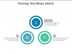 Running time binary search ppt powerpoint presentation inspiration slide portrait cpb