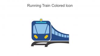 Running Train Colored Icon In Powerpoint Pptx Png And Editable Eps Format