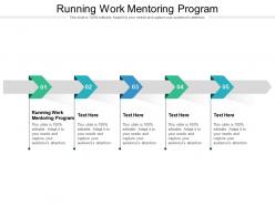 Running work mentoring program ppt powerpoint presentation gallery deck