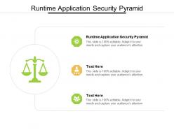 Runtime application security pyramid ppt powerpoint presentation slides ideas cpb