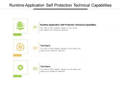 Runtime application self protection technical capabilities ppt powerpoint presentation layouts cpb