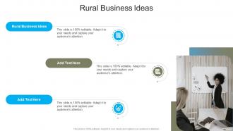 Rural Business Ideas In Powerpoint And Google Slides Cpb