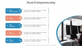 Rural Entrepreneurship In Powerpoint And Google Slides Cpb