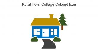 Rural Hotel Cottage Colored Icon In Powerpoint Pptx Png And Editable Eps Format