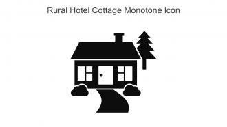 Rural Hotel Cottage Monotone Icon In Powerpoint Pptx Png And Editable Eps Format