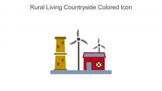 Rural Living Countryside Colored Icon In Powerpoint Pptx Png And Editable Eps Format
