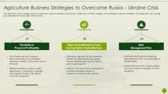 Russia Ukraine War Impact Agriculture Industry Agriculture Business Strategies Overcome