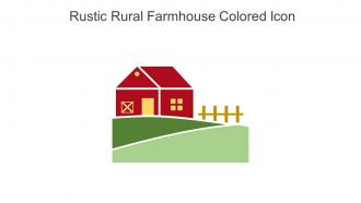 Rustic Rural Farmhouse Colored Icon In Powerpoint Pptx Png And Editable Eps Format