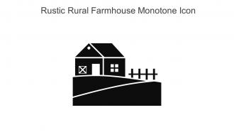 Rustic Rural Farmhouse Monotone Icon In Powerpoint Pptx Png And Editable Eps Format