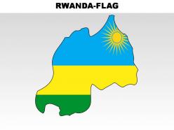 Rwanda country powerpoint flags