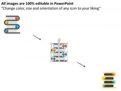 2927846 style circular zig-zag 4 piece powerpoint presentation diagram template slide