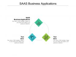 Saas business applications ppt powerpoint presentation infographic good cpb