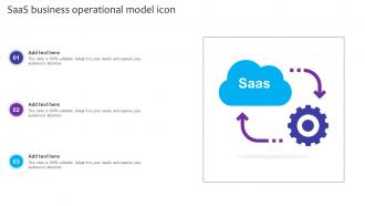 SaaS Business Operational Model Icon