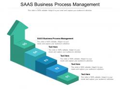 Saas business process management ppt powerpoint presentation show templates cpb