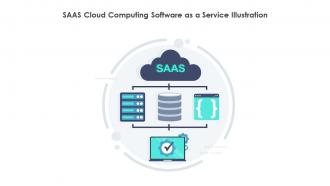 SAAS Cloud Computing Software As A Service Illustration