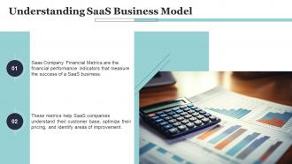 Saas Company Financial Metrics powerpoint presentation and google slides ICP Compatible Content Ready