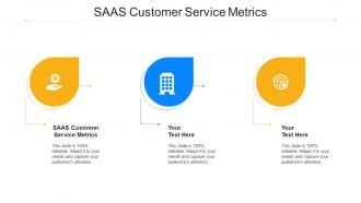 SAAS Customer Service Metrics Ppt Powerpoint Presentation Infographic Template Cpb